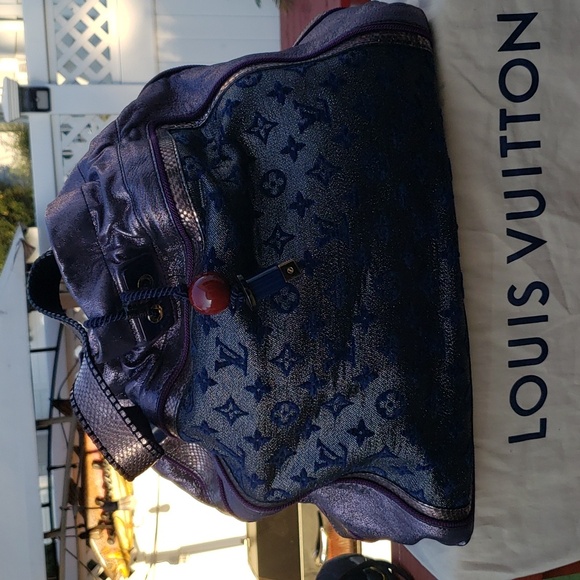 ULTRA RARE LOUIS VUITTON BAG Limited Edition Lurex Bluebird - Picture 1 of 13